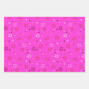 Stars patroon inpakpapier vel