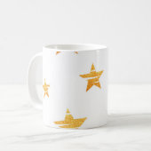 Stars patroon koffiemok (Voorkant links)