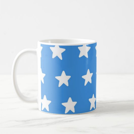 Stars patroon koffiemok (Links)