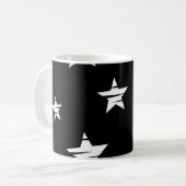 Stars patroon koffiemok (Voorkant links)