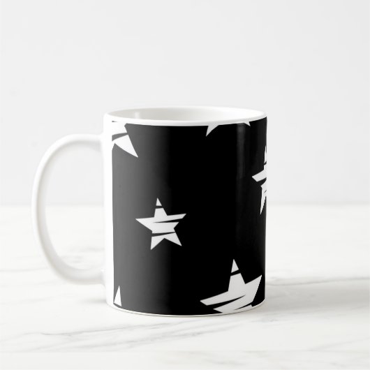 Stars patroon koffiemok (Links)