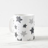 Stars patroon koffiemok (Voorkant links)