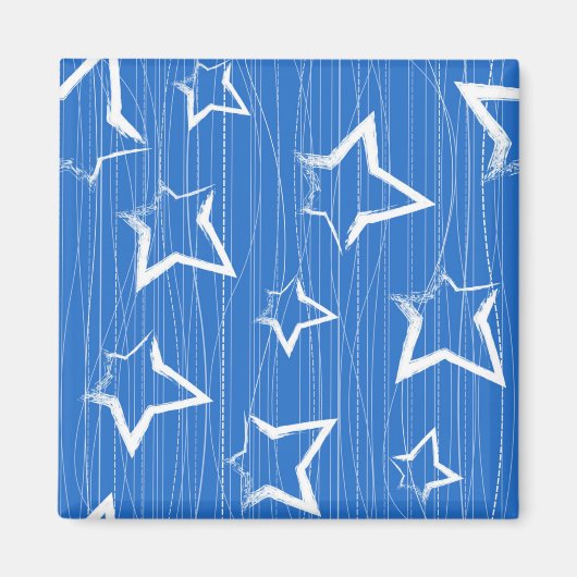 Stars patroon magneet (Voorkant)