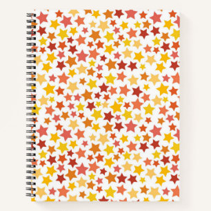 Stars patroon notitieboek