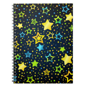 Stars patroon notitieboek