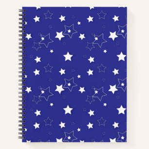 Stars patroon notitieboek