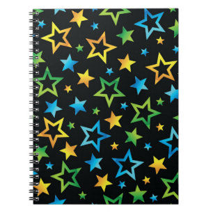 Stars patroon notitieboek