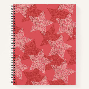 Stars patroon notitieboek