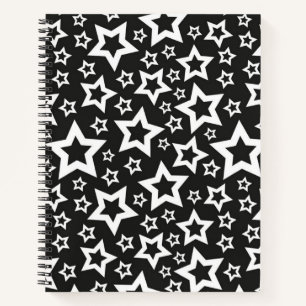 Stars patroon notitieboek