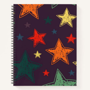 Stars patroon notitieboek