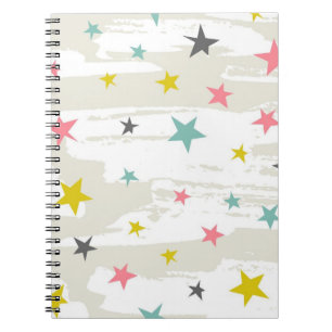 Stars patroon notitieboek