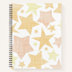 Stars patroon notitieboek