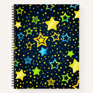 Stars patroon notitieboek