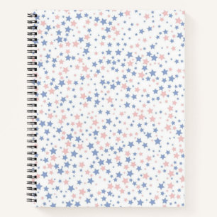 Stars patroon notitieboek
