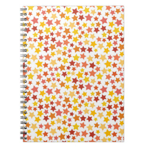 Stars patroon notitieboek