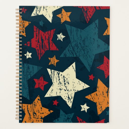 Stars patroon planner (Voorkant)