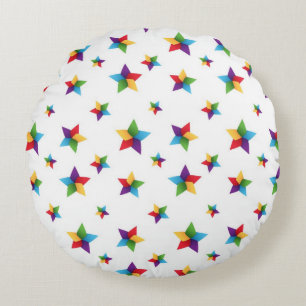 Stars patroon rond kussen