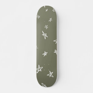 Stars patroon skateboard