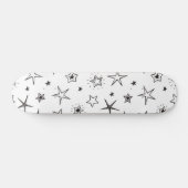 Stars patroon skateboard (Horizontaal)