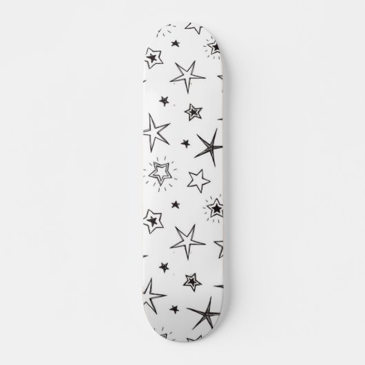 Stars patroon skateboard (Voorkant)