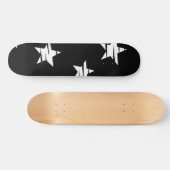 Stars patroon skateboard (Horizontaal)
