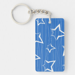 Stars patroon sleutelhanger