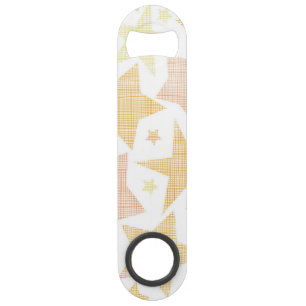 Stars patroon speed flessenopener