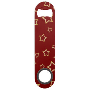 Stars patroon speed flessenopener
