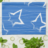 Stars patroon theedoek (Gevouwen)