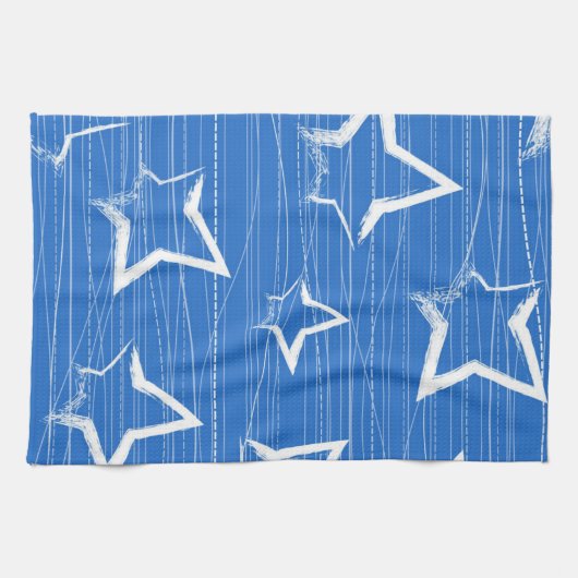 Stars patroon theedoek (Horizontaal)