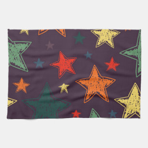 Stars patroon theedoek