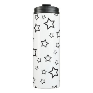 Stars patroon thermosbeker
