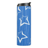 Stars patroon thermosbeker (Gedraaid links)