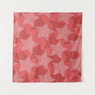 Stars patroon wandkleed