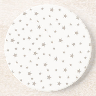 Stars patroon zandsteen onderzetter