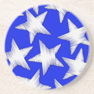 Stars patroon zandsteen onderzetter