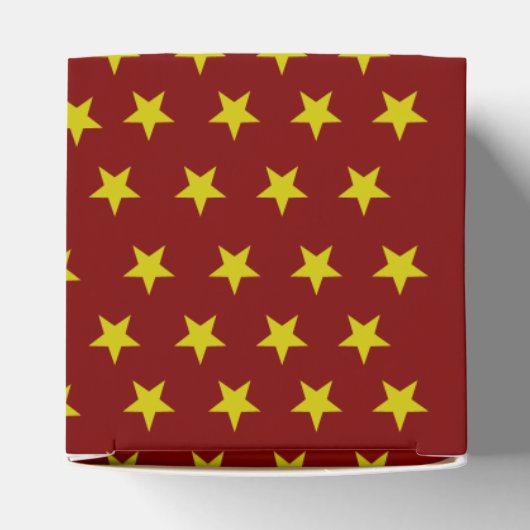 stars pattern bedankdoosjes (Bovenkant)