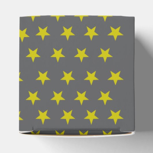 stars pattern bedankdoosjes (Bovenkant)
