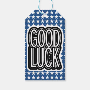 Stars Pattern en Luck Cadeaulabel