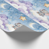 Stars repeating pattern wallpaper cadeaupapier (Hoek)