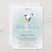 Stars, Rocket Drive Par Baby shower Invitation (Devant)