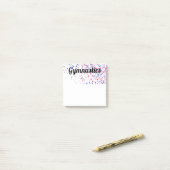 Stars rouges, blancs et bleus Gymnastique Post-It  (Sur un bureau)