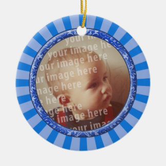 Stars Round Photo Lijst Keramisch Ornament