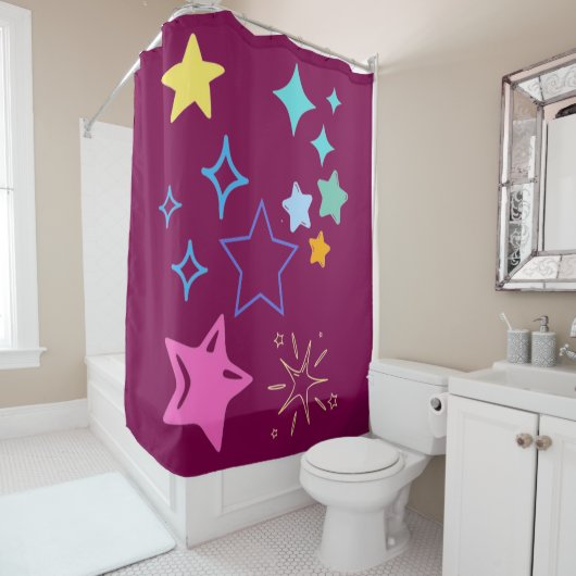 Stars Shower Curtain Douchegordijn (In situ)