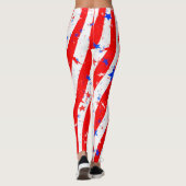 Stars & Stripes American Pride Leggings van Julie (Achterkant)