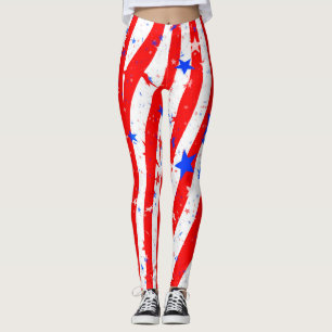 Stars & Stripes American Pride Leggings van Julie