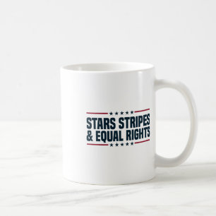 Stars stripes and Equal rights 4e juli Vrouwen Koffiemok