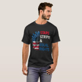 Stars stripes Equal rights 4e juli 2010 T-shirt (Voorkant volledig)