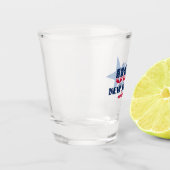 Stars, Stripes, et New Jersey 1787 Verre de tir (Gauche)