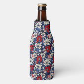 Stars & Stripes Floral Elegance Flesjeskoeler (Fles Voorkant)